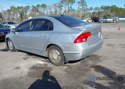 2007 Honda Civic Hybrid from USA, damaged, VIN JHMFA362X7S030847